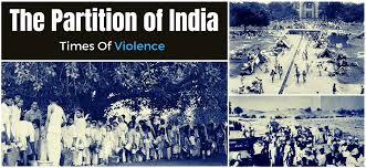 THE PARTITION OF NDIA