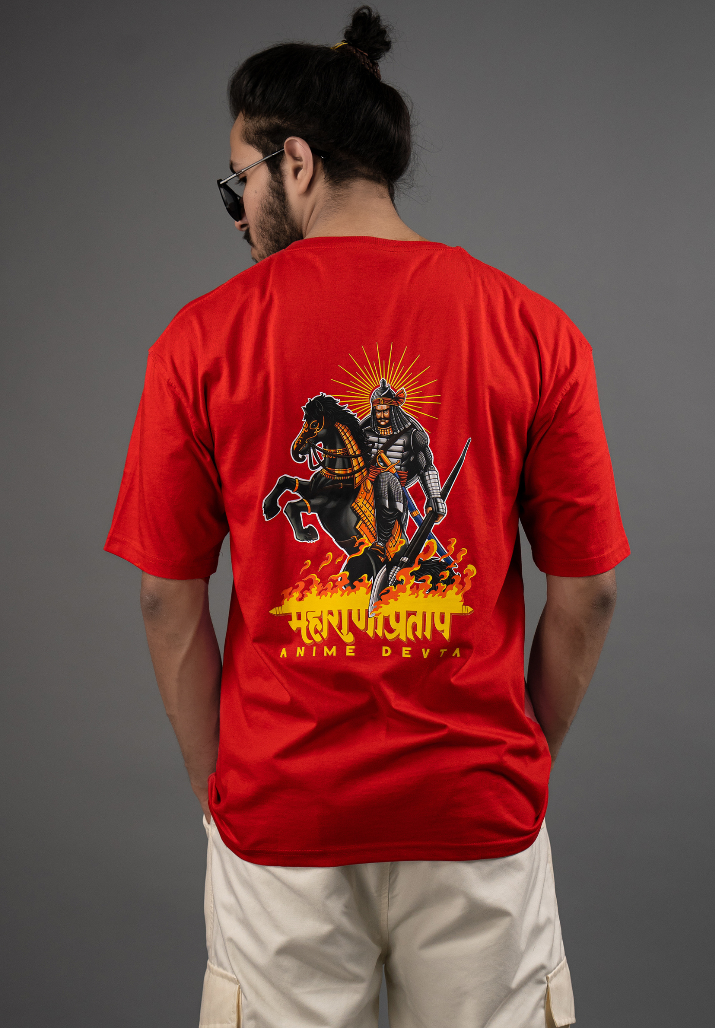 Braveheart Tribute: Maharana Pratap Oversized T-shirt