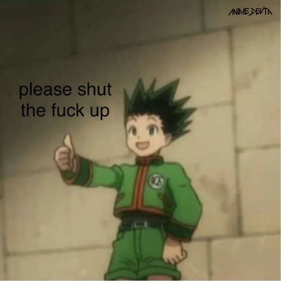 Please shut the duck up Meme Sticker
