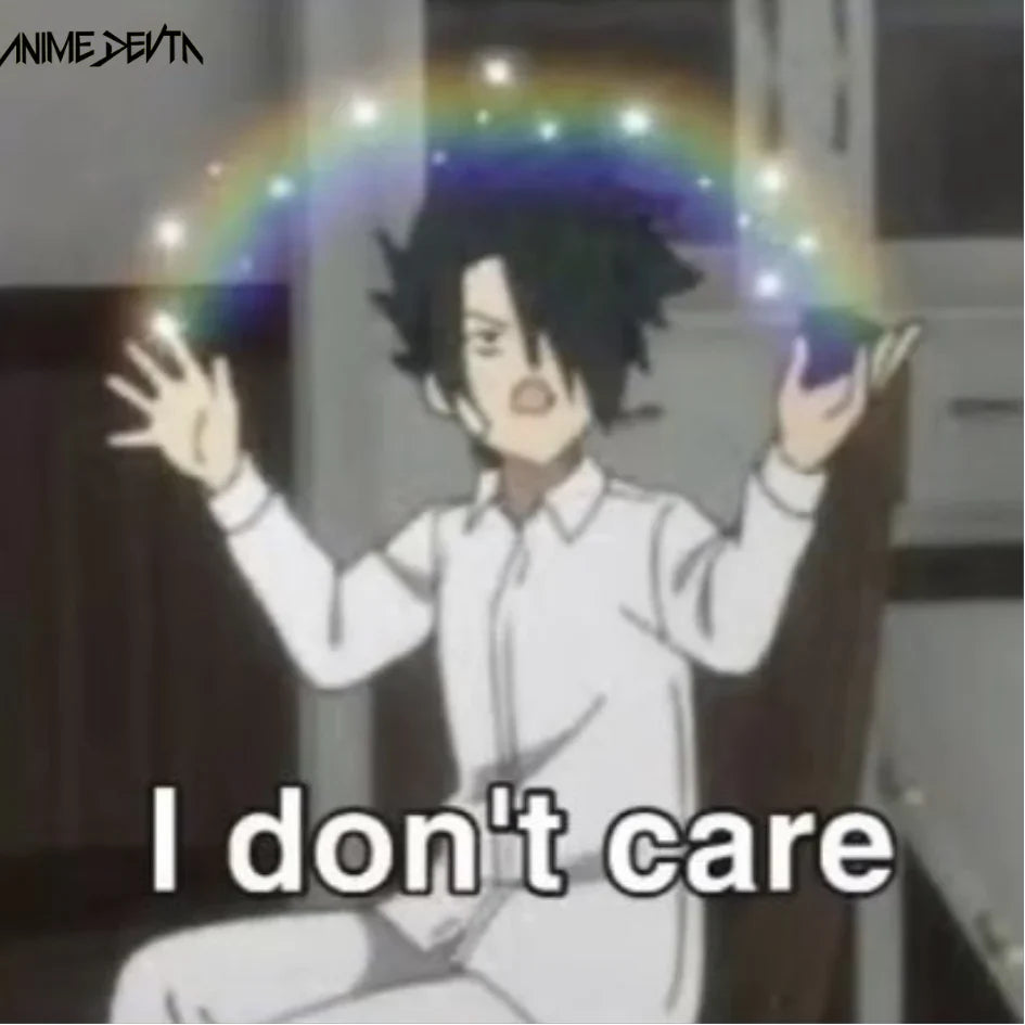 I don't care Meme Sticker