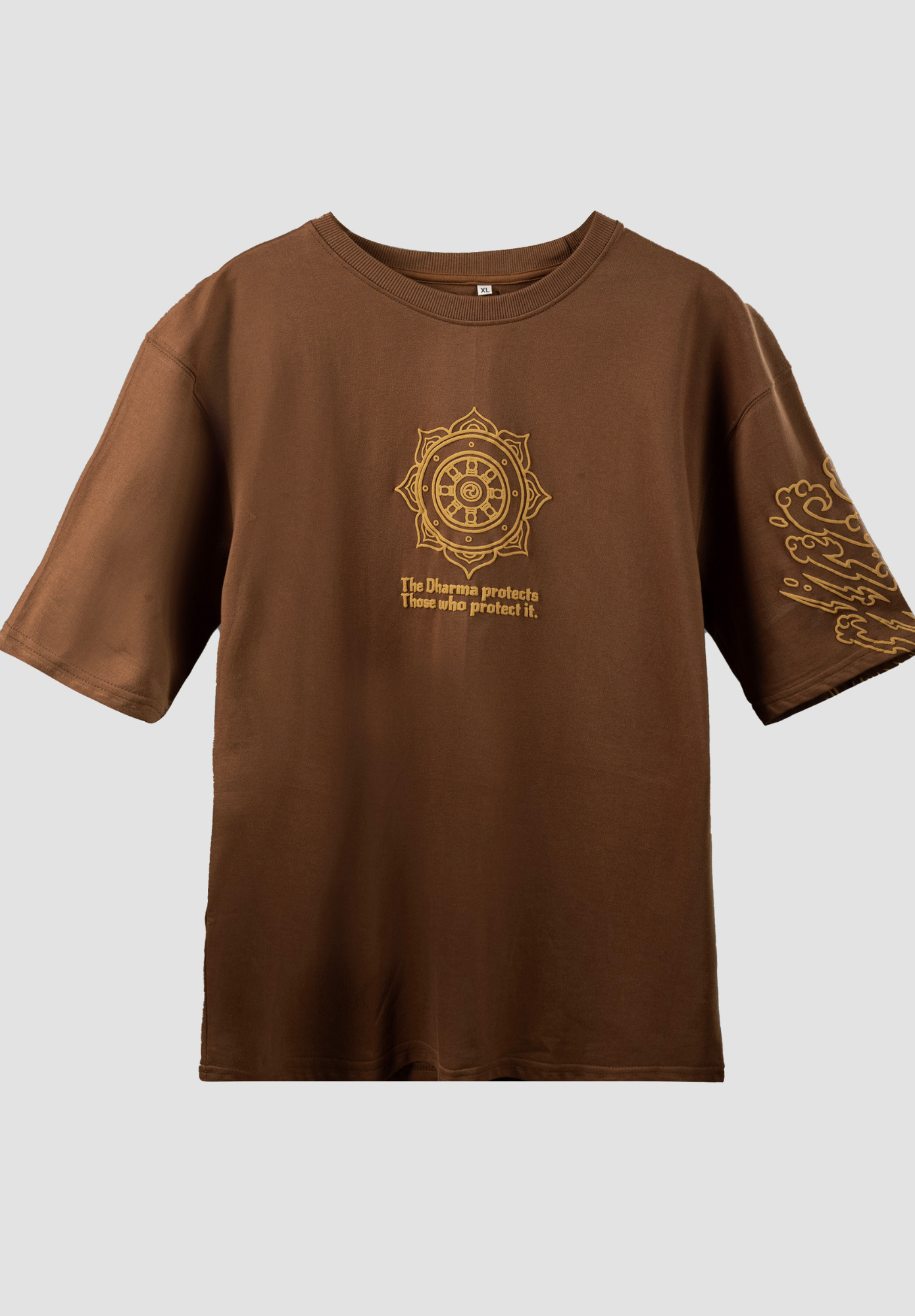 Dharmo Rakshit Rakshita- Premium Puff Print