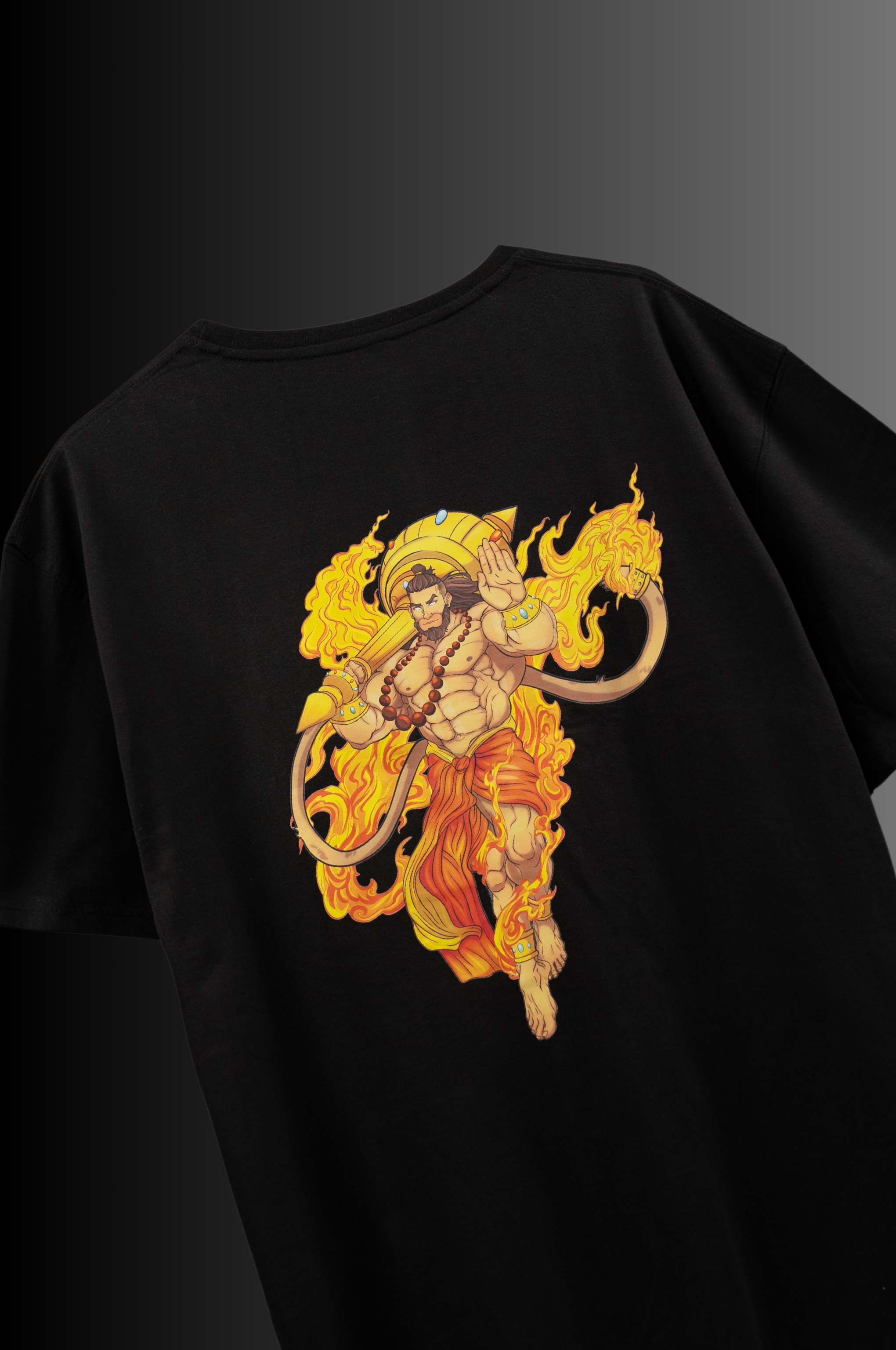 Divine Protector Hanuman Oversized T-shirt