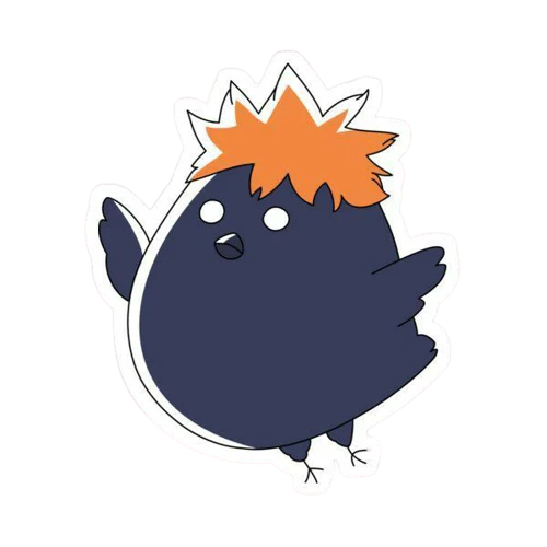 Hinata Raven Sticker