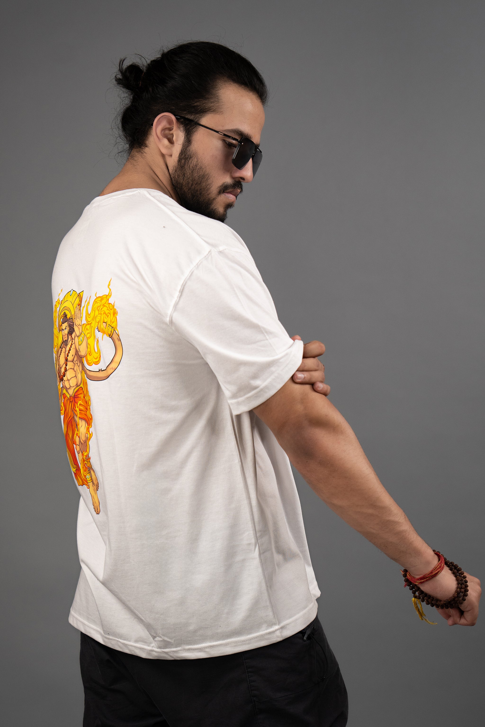 Divine Protector Hanuman Oversized T-shirt