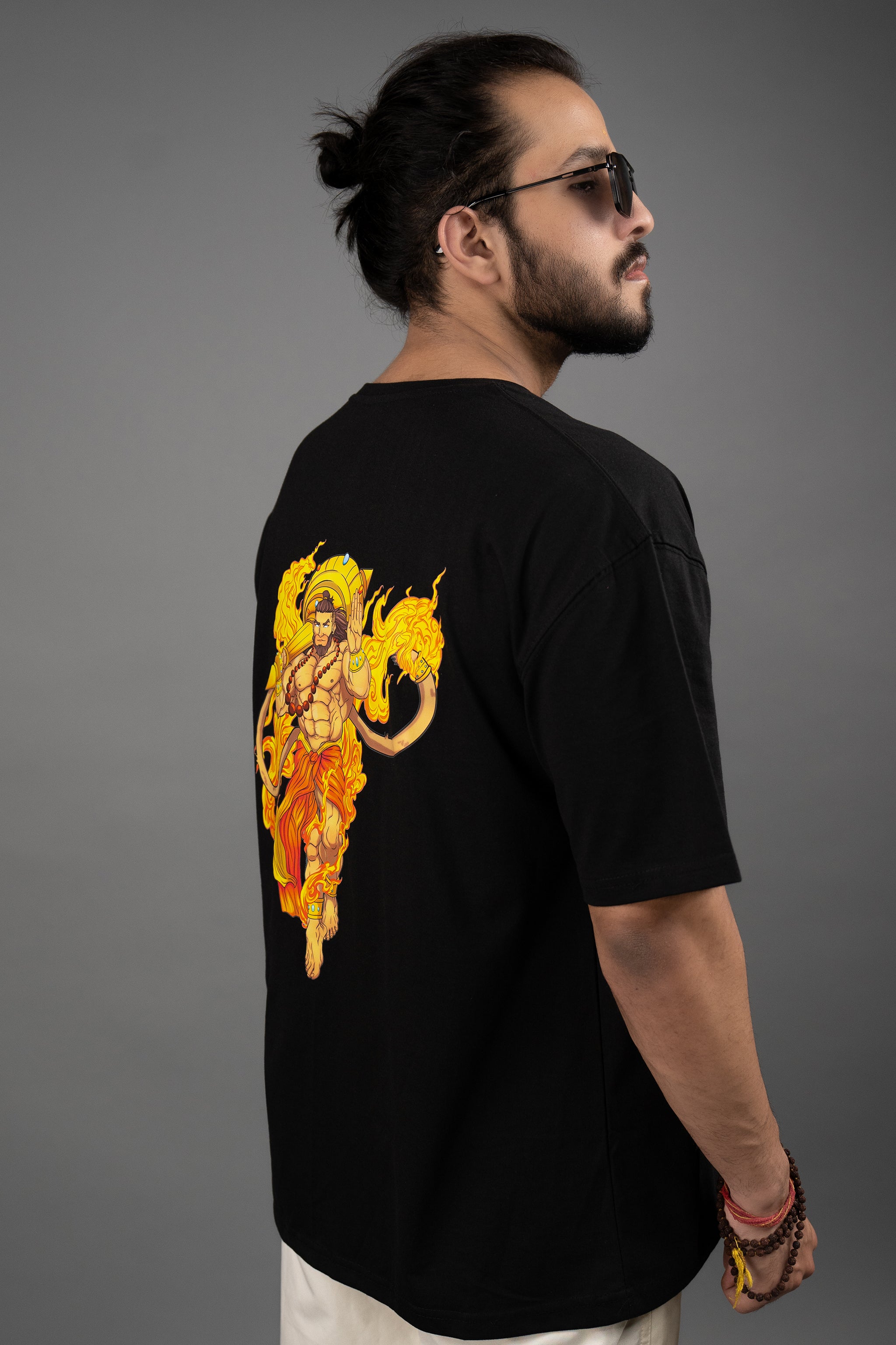 Divine Protector Hanuman Oversized T-shirt