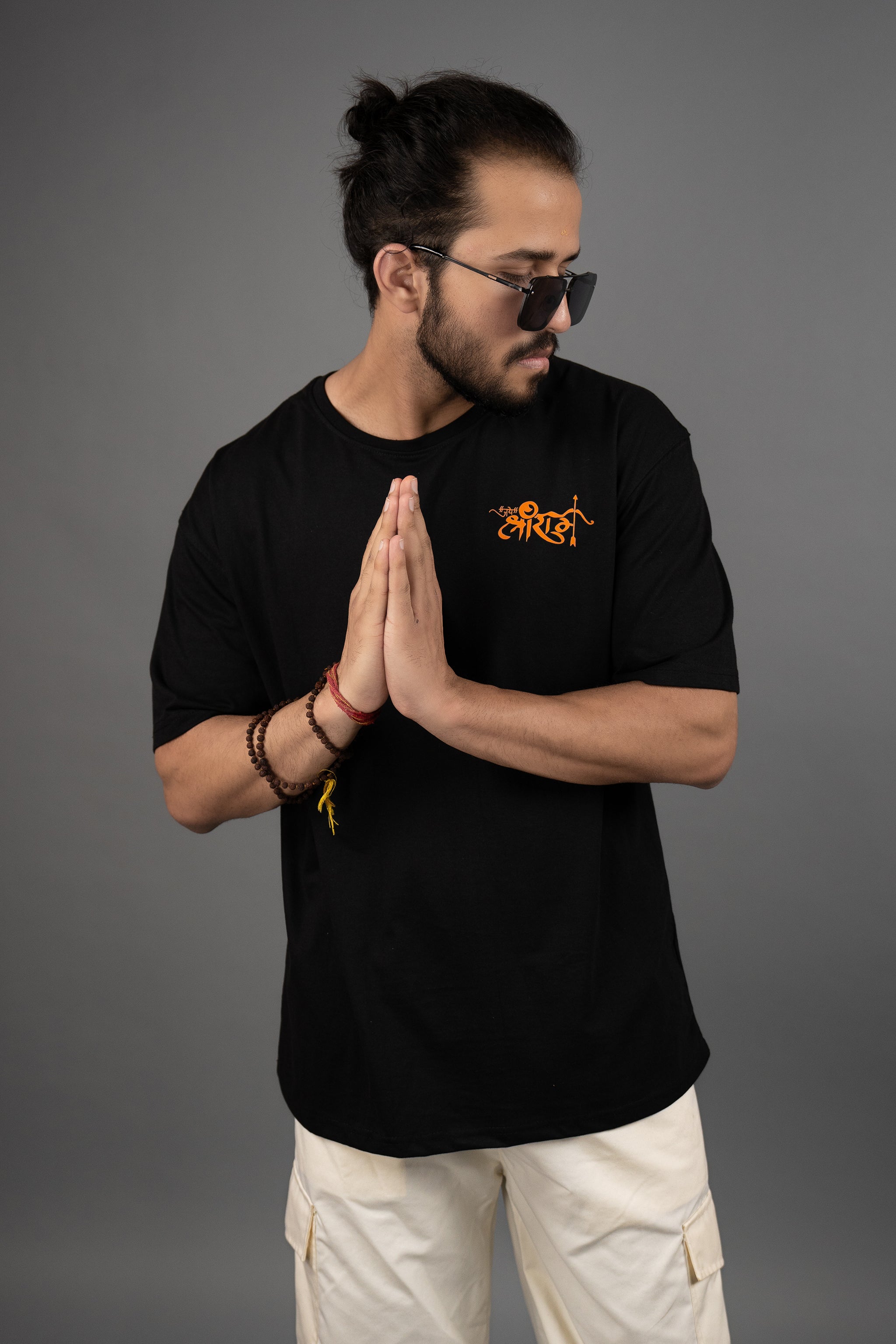 Divine Protector Hanuman Oversized T-shirt