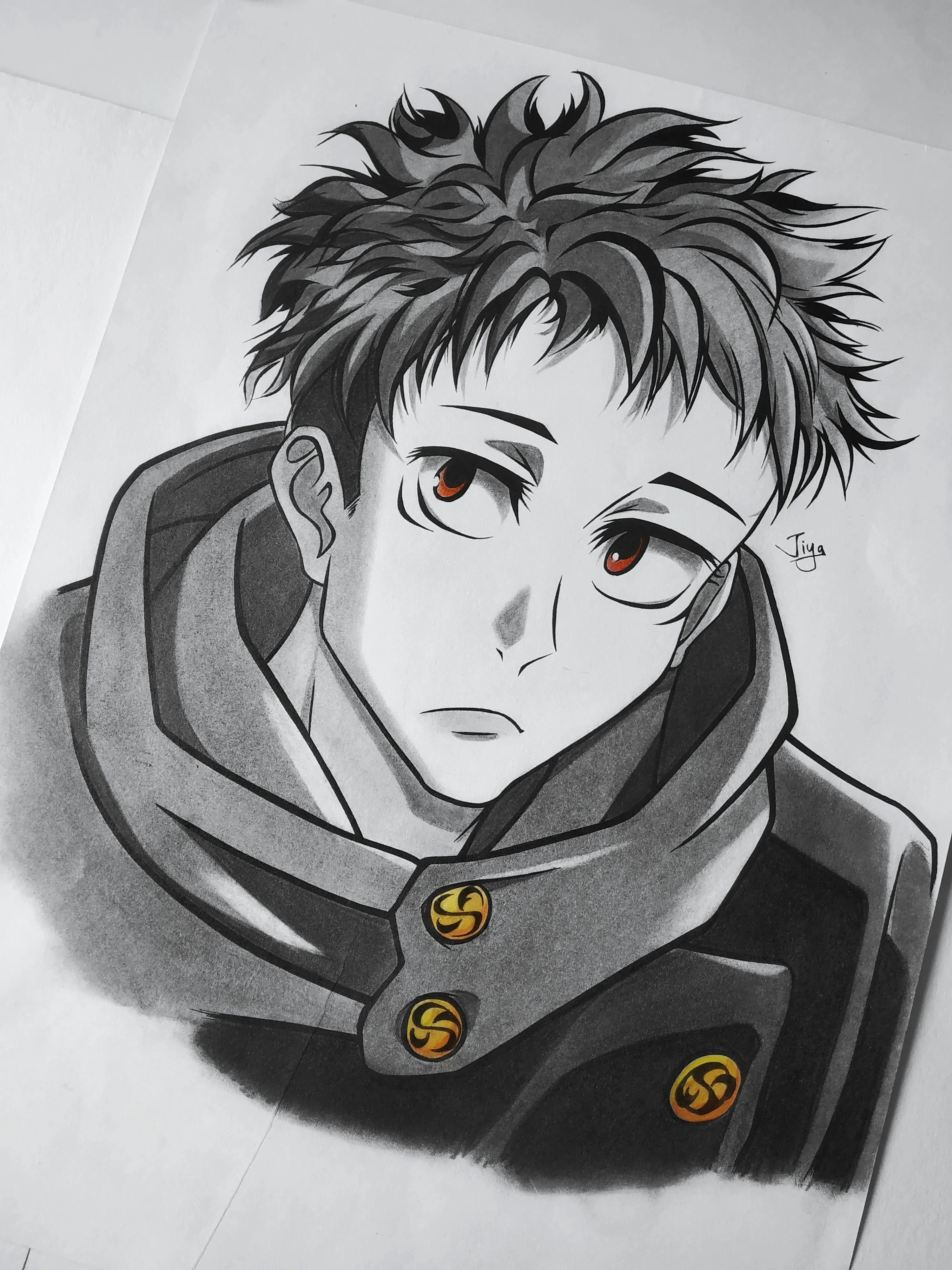 Yuuji Pencil Sketch