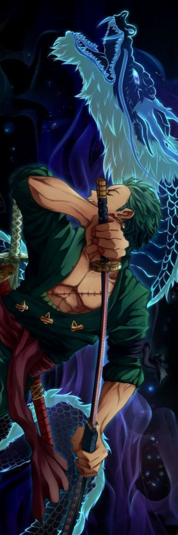 Zoro Water Breathing Form Bookmark
