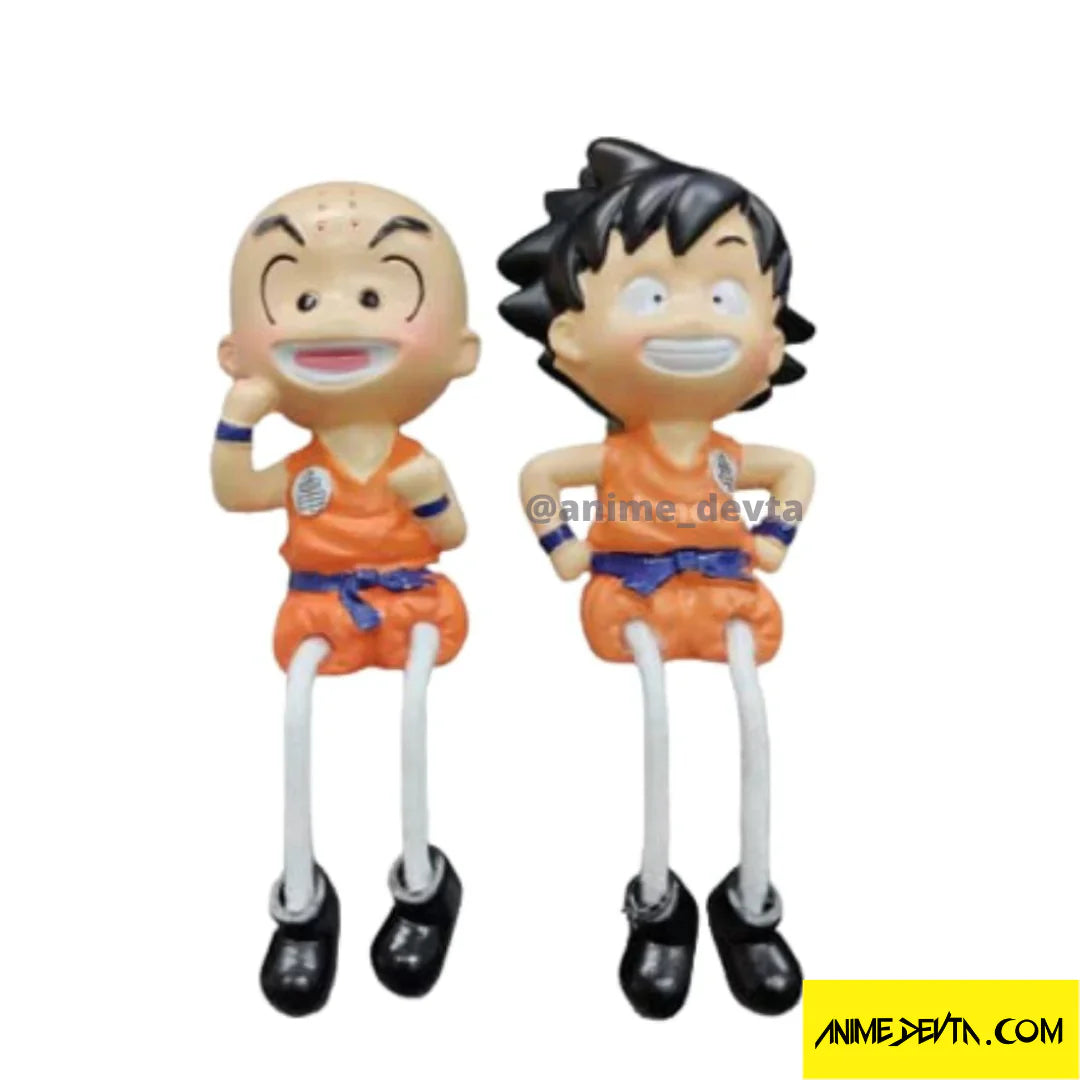 Saiyan Hanging Legs Kawaii Figurines(Set of 2)