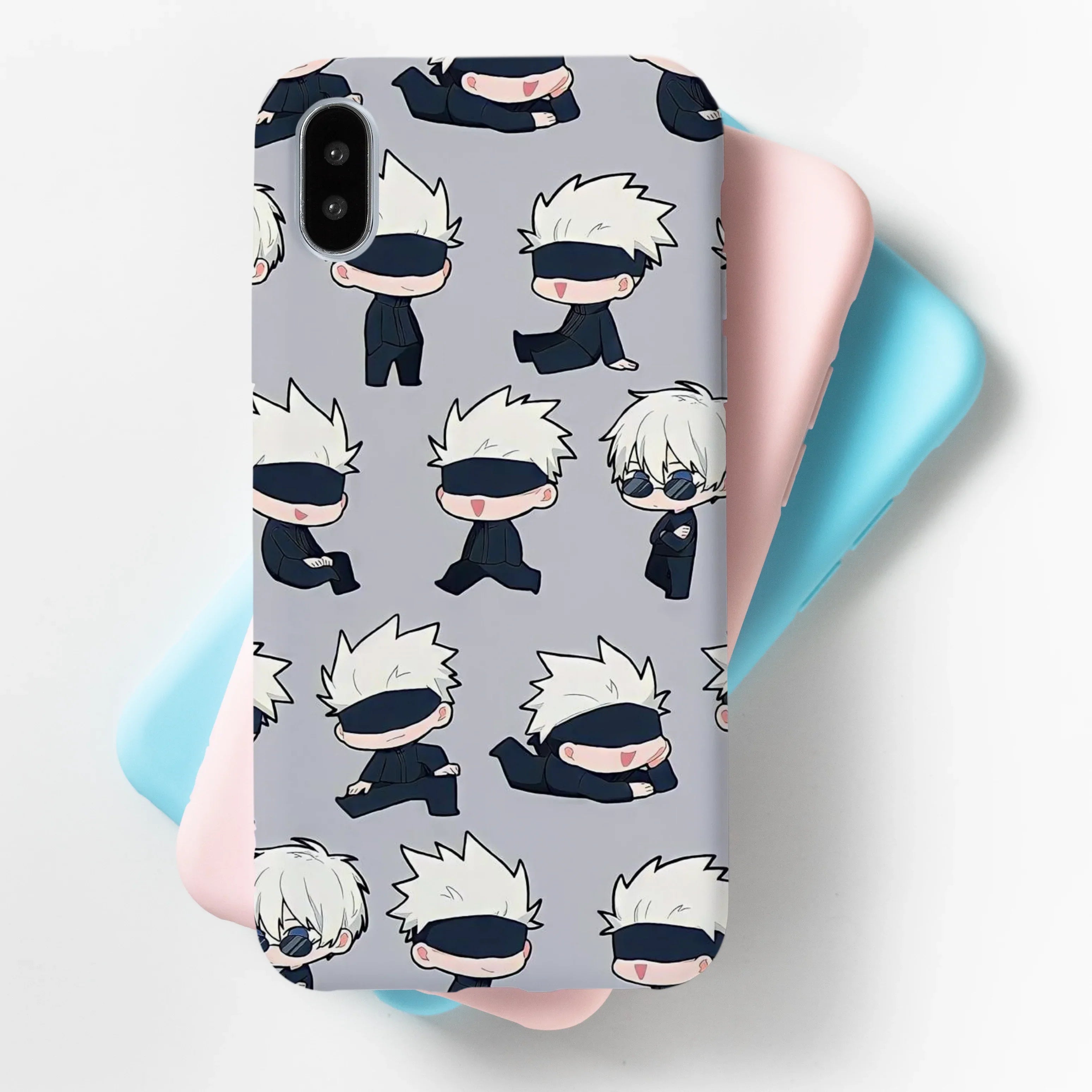 Gojo Chibi Phone Skin Wrap Compatible For All Models