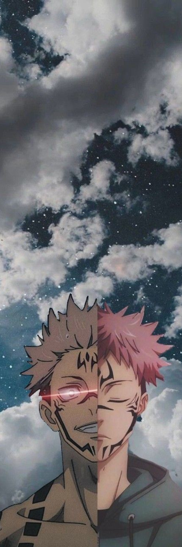 Half Sukuna Half Human Bookmark