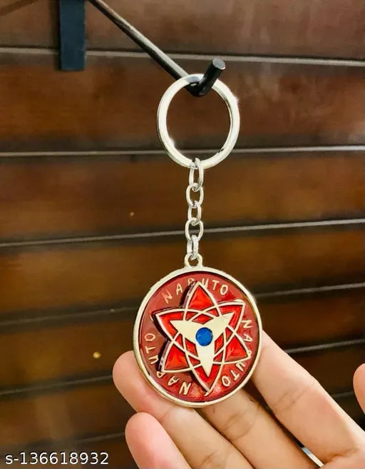 Sasuke EMS Rotating Fidget Metallic Keychain