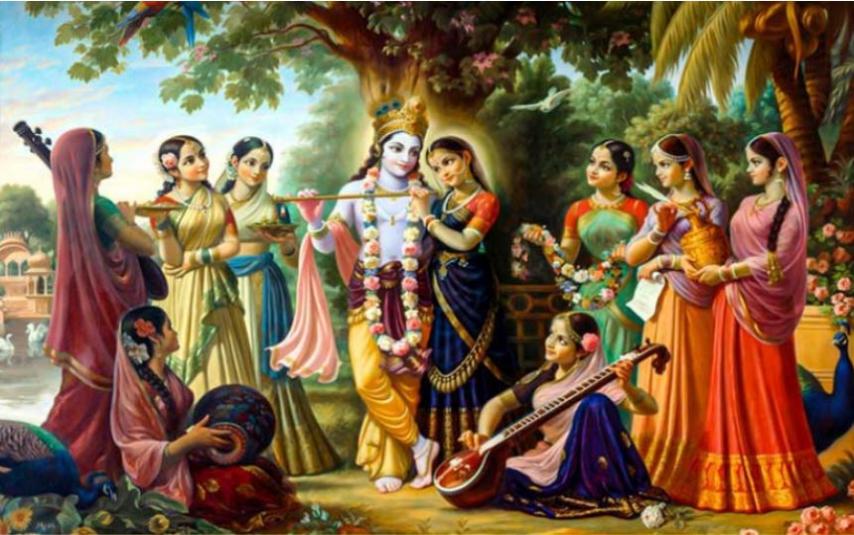 The story of Goddess Radha: Characters and Themes - Anime Devta