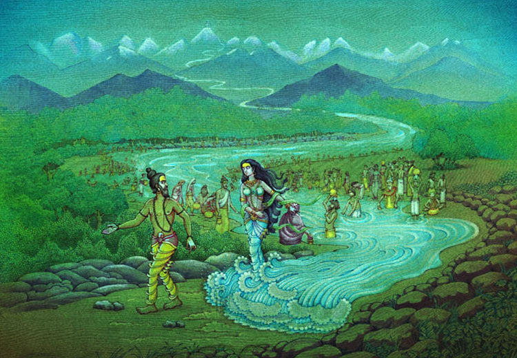The Sacred Journey: The Descent of Devi Ganga from Heaven to the Earth.