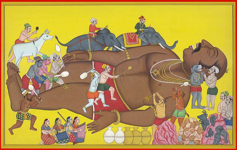 Unveiling the Depths of Kumbhakarna's Tale: A Powerful Rakshasa in Ramayana