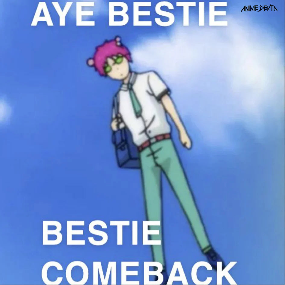 Aye bestie comeback Meme Sticker