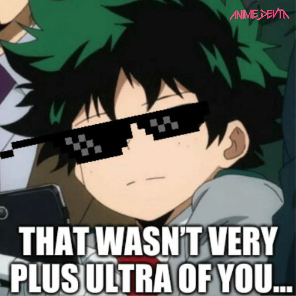 That wasn't very plus ultra of you Meme Sticker