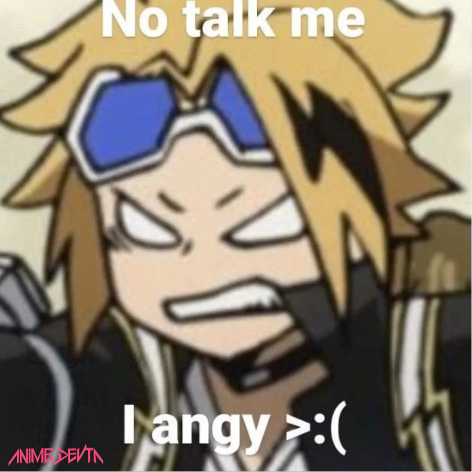 No talk me I angry Meme Sticker