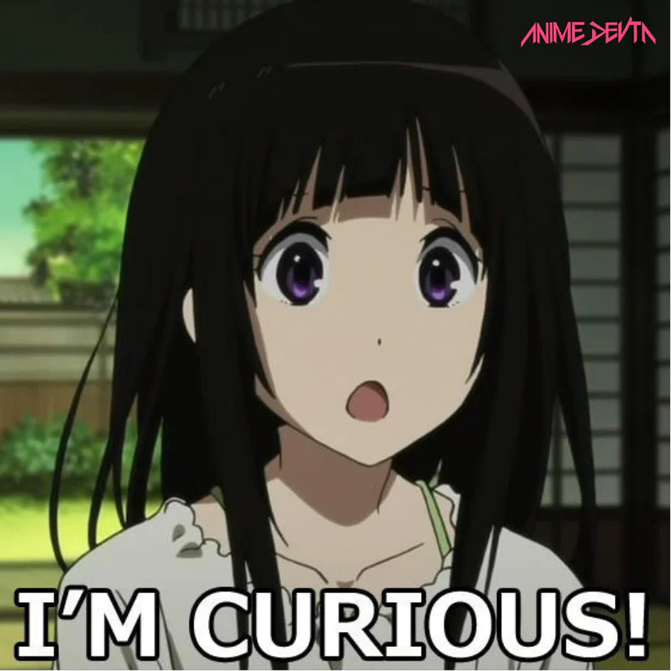 I' m curious Meme Sticker