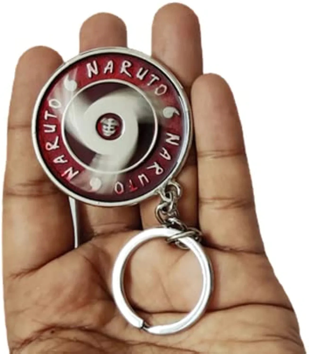 Itachi EMS Rotating Fidget Metallic Keychain