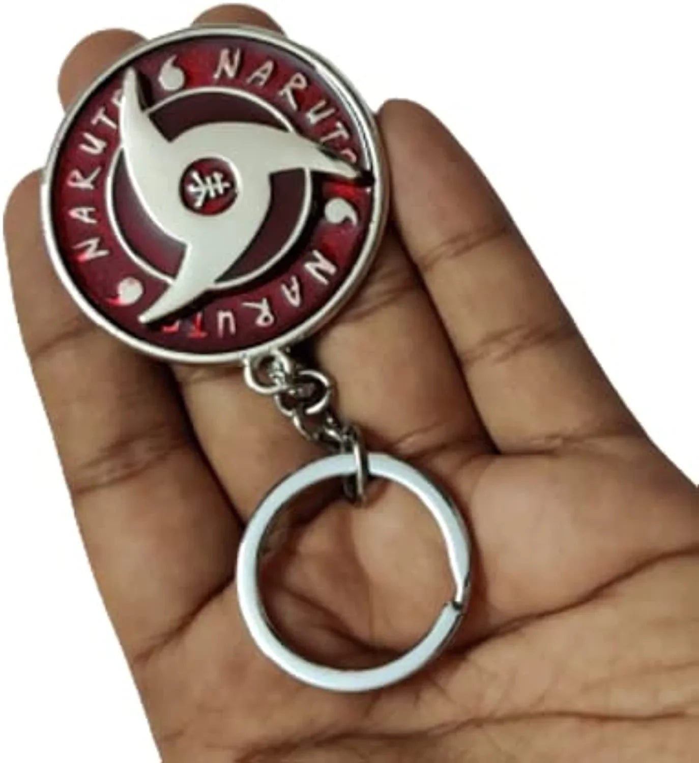 Itachi EMS Rotating Fidget Metallic Keychain