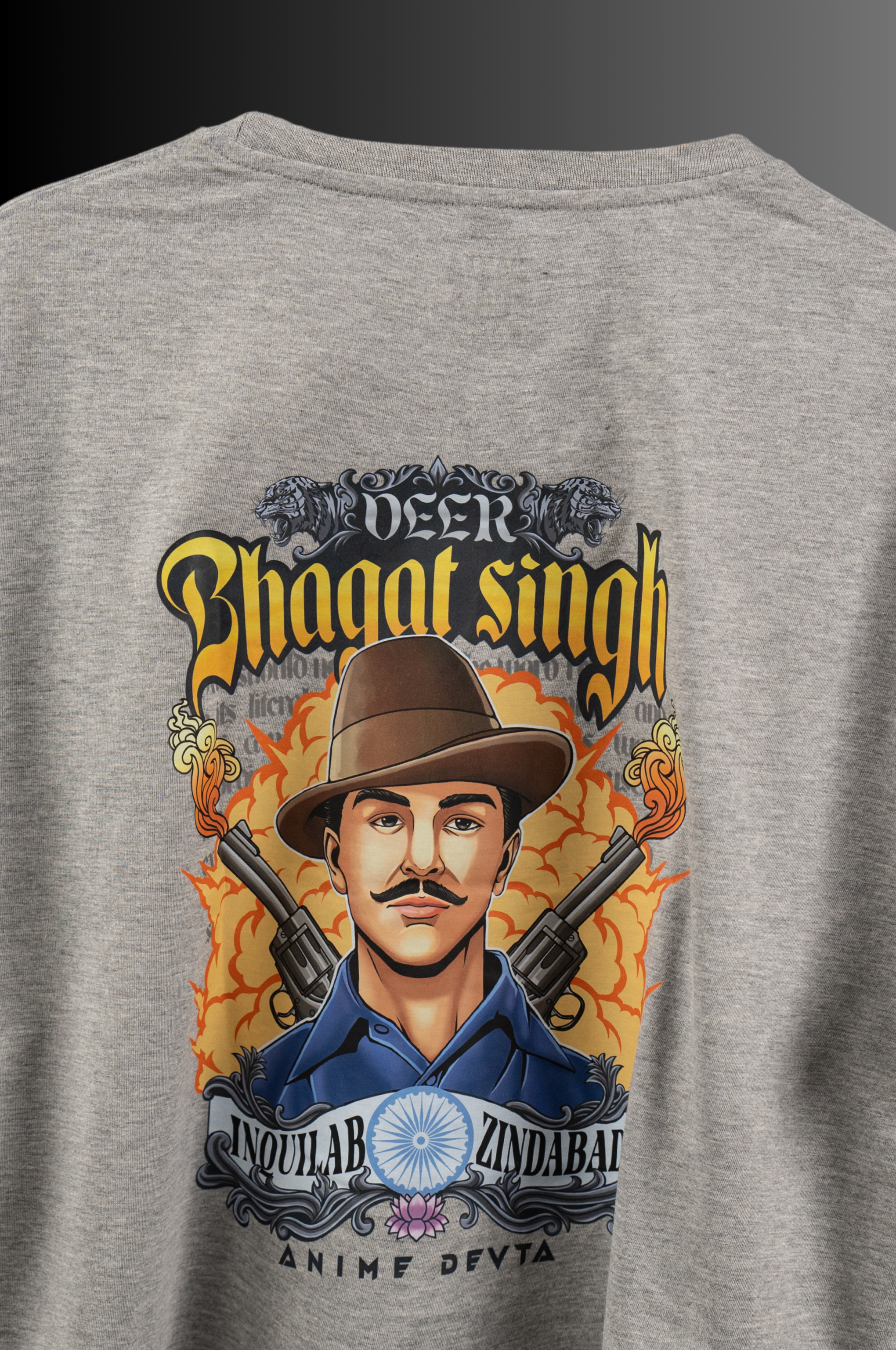 Eternal Hero: Veer Bhagat Singh Oversized T-shirt