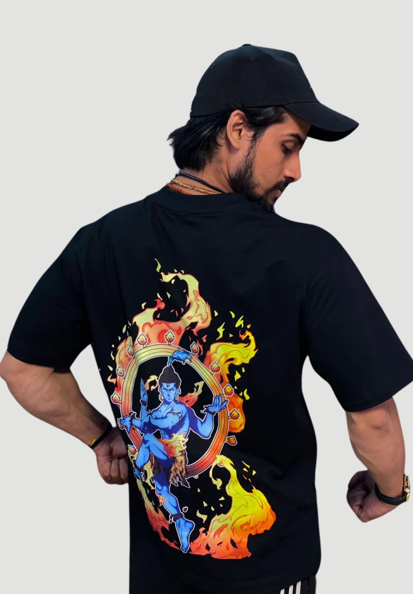Dance of destruction: Shiv Tandav Oversized Tshirt