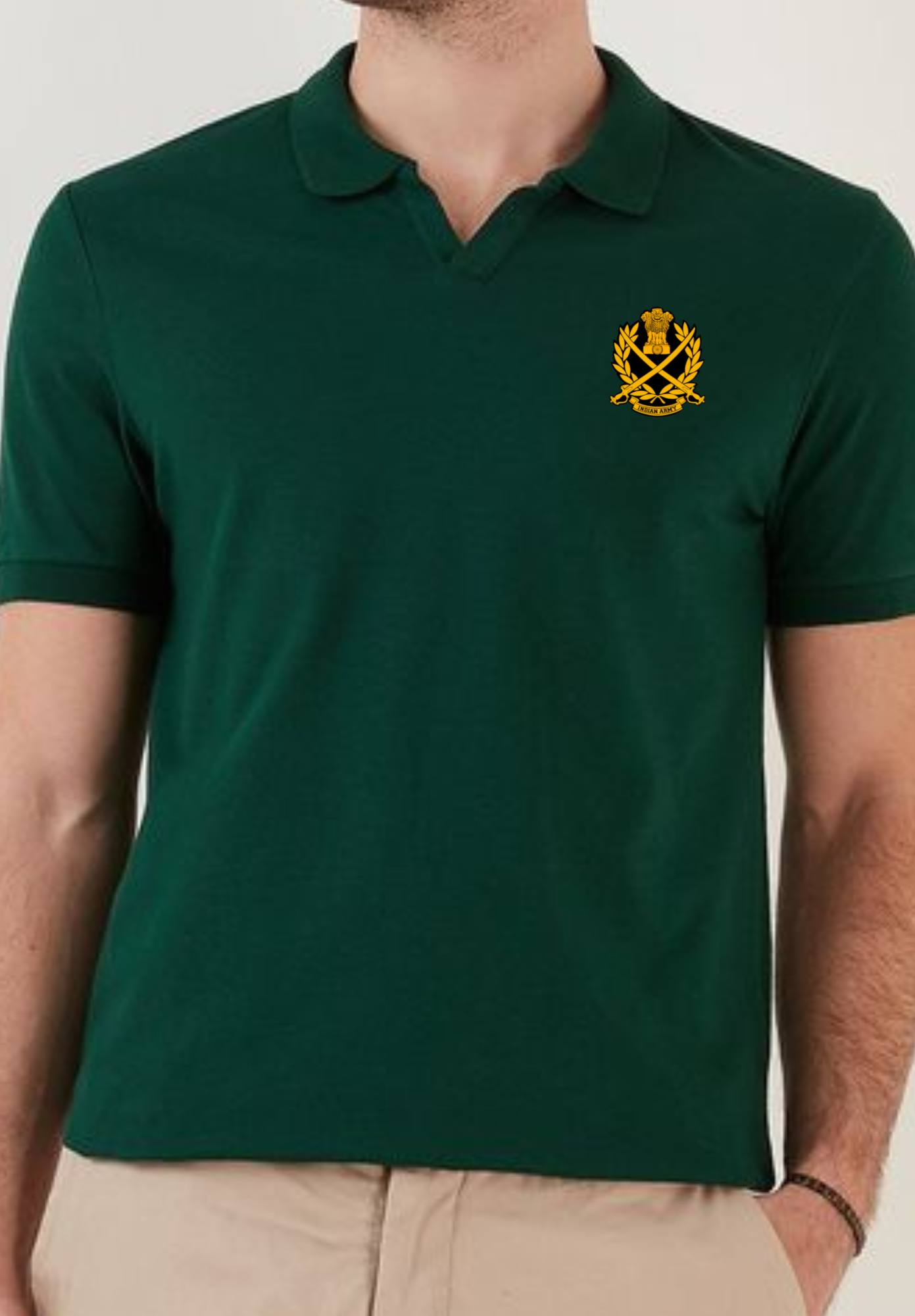 Indian Army Polo T-shirt