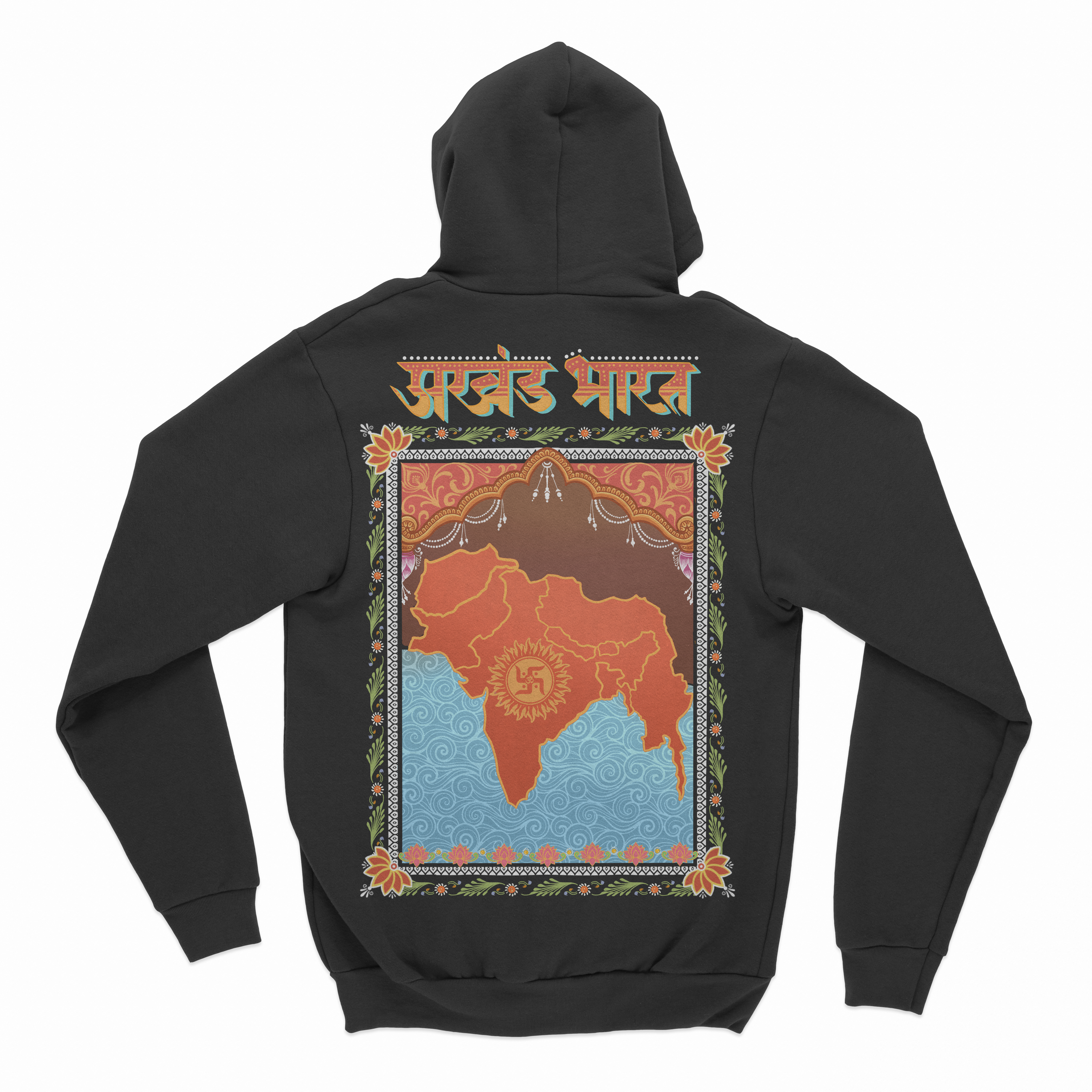 Akhand Bharat Hoodie | Bigger Print | Winter Collection