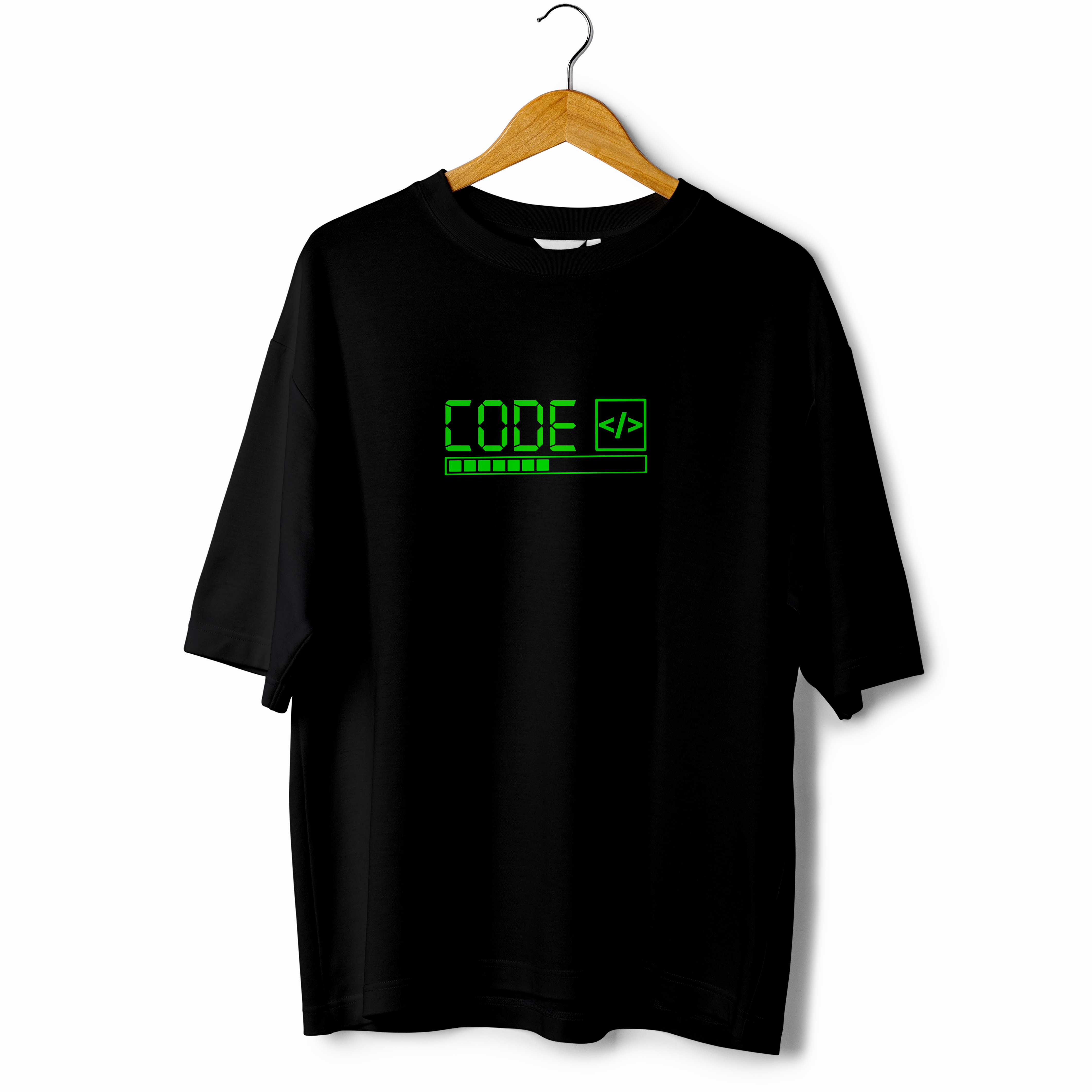 Code Ninja Graphic Oversized Tshirt