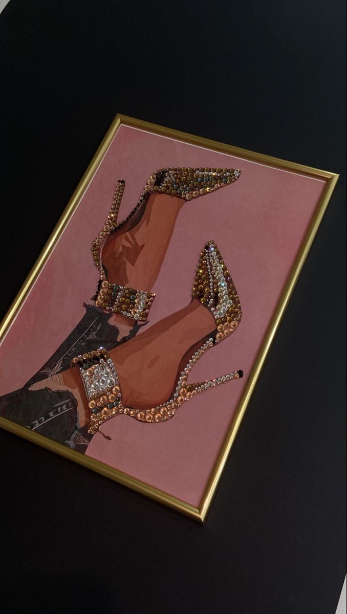 Glittery Heels Painting