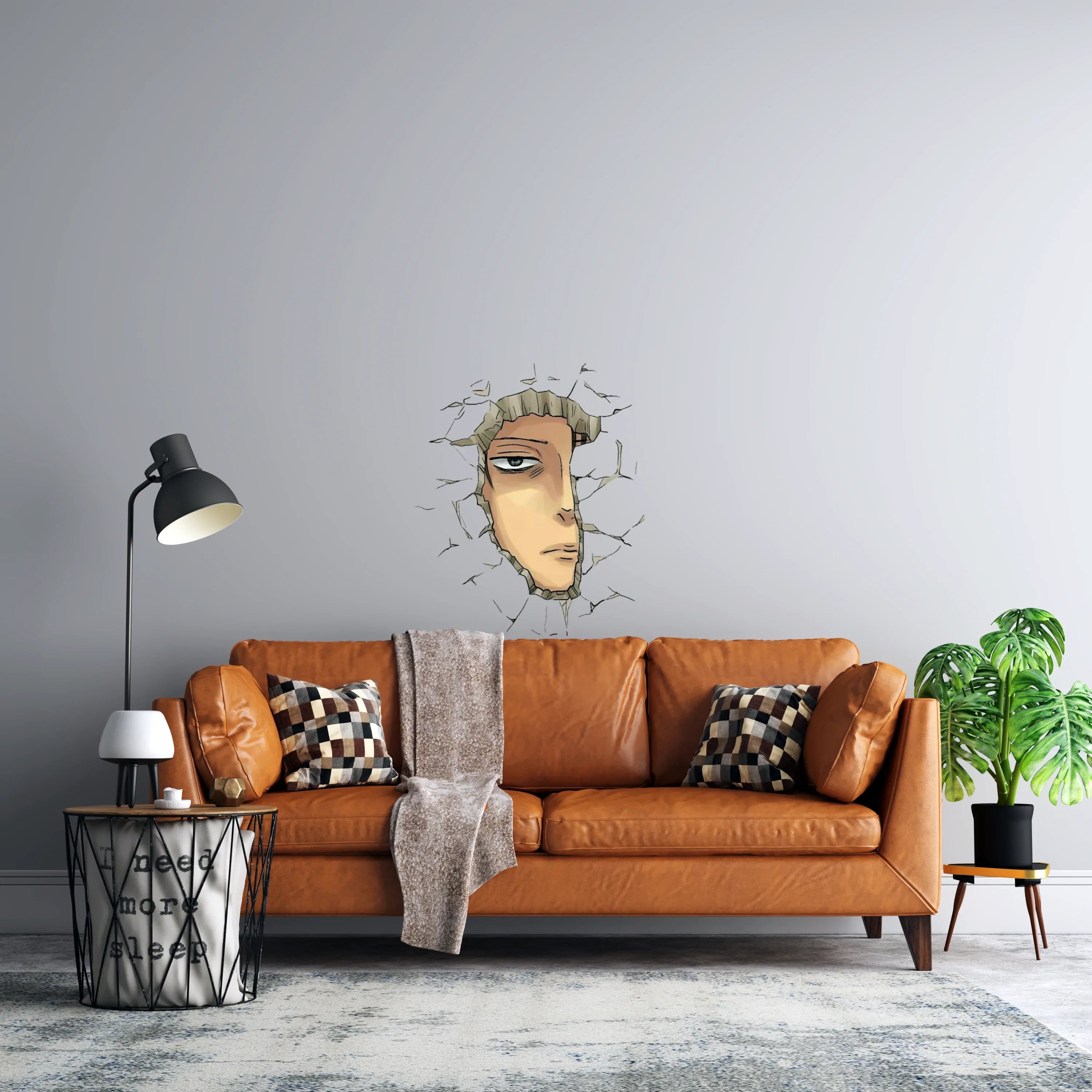 Levi in the Wall Wall Sticker