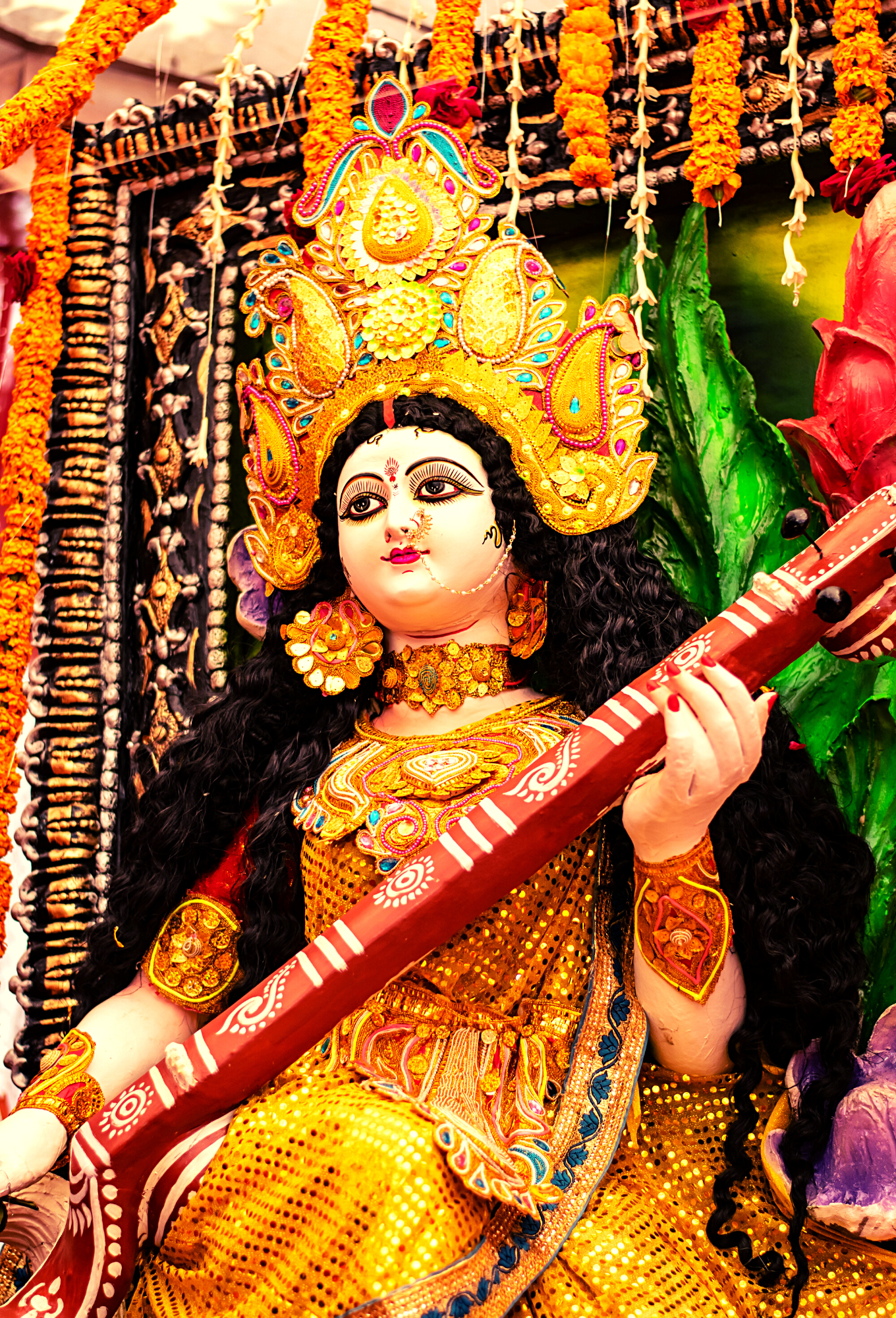 Goddess Sarasvati Poster